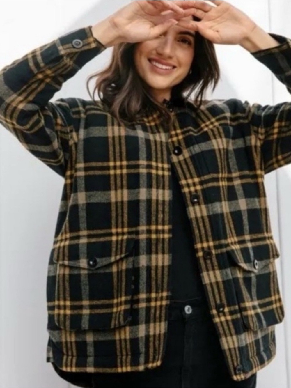 Jenni Kayne Farmhouse Plaid Lined Jacket